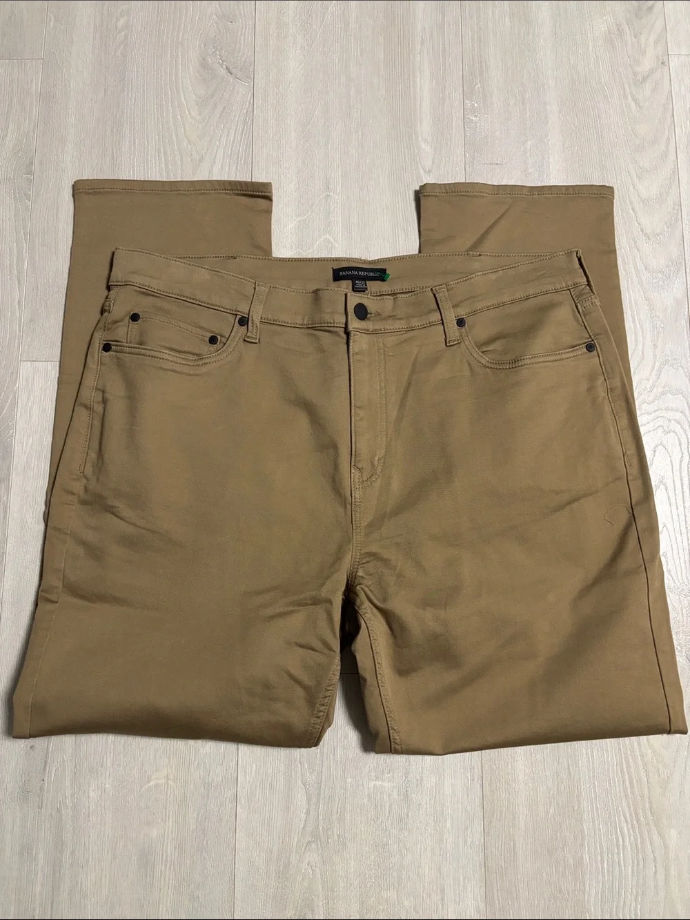 🔥BUNDLESALE Mens 40/32 Banana Republic Straight-Leg Jean Khaki Pants